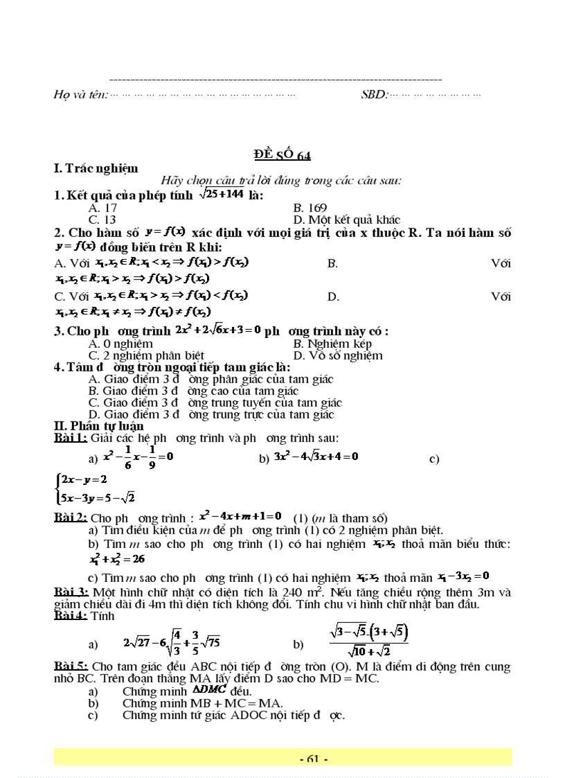 image for page 66 đề thi vào THPT môn toán