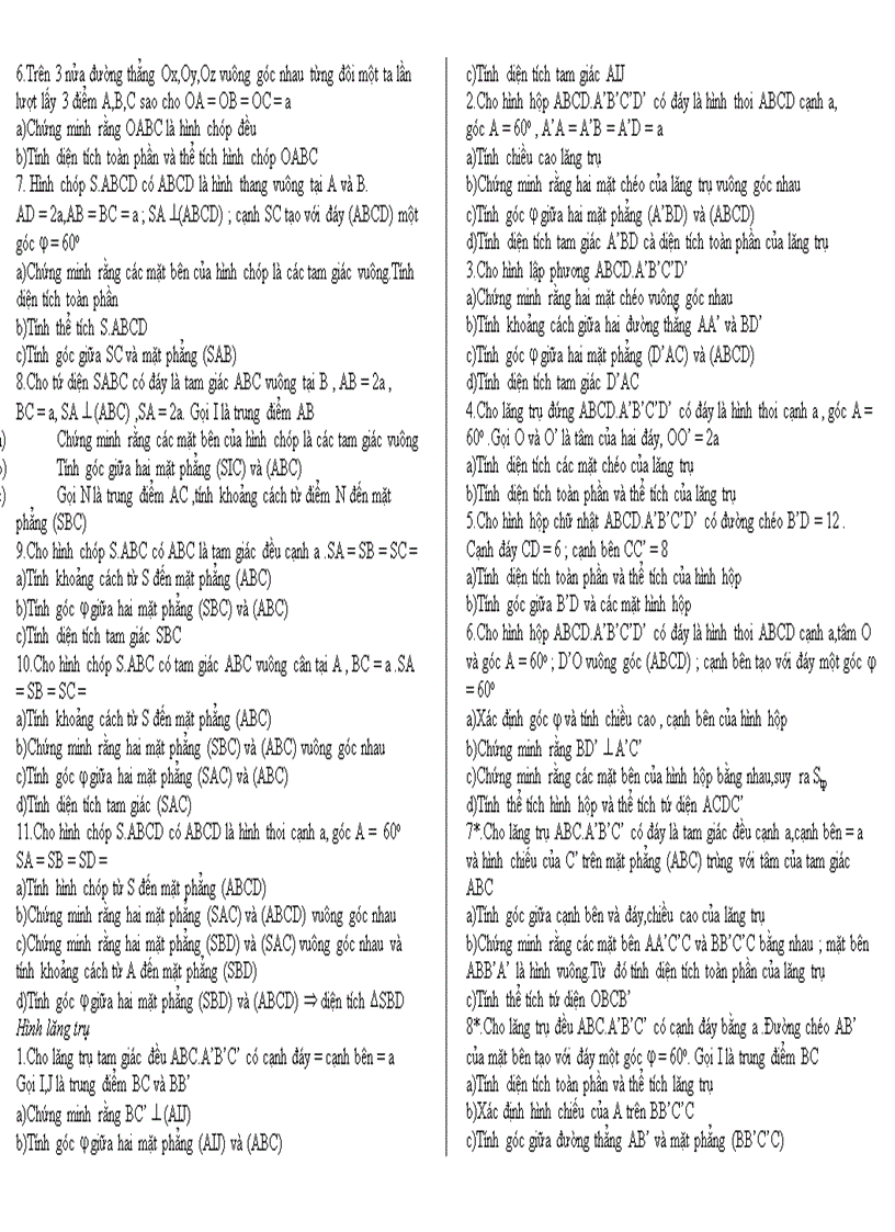 image for page 150 bài toán hình học không gian lớp 11