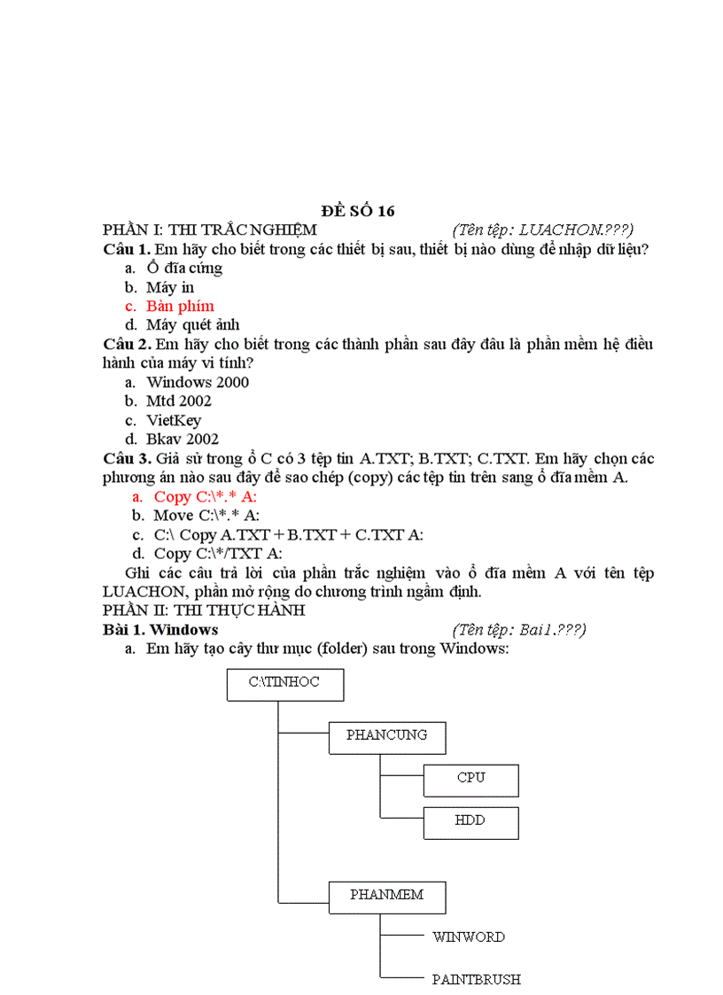 image for page Đề thi tin học