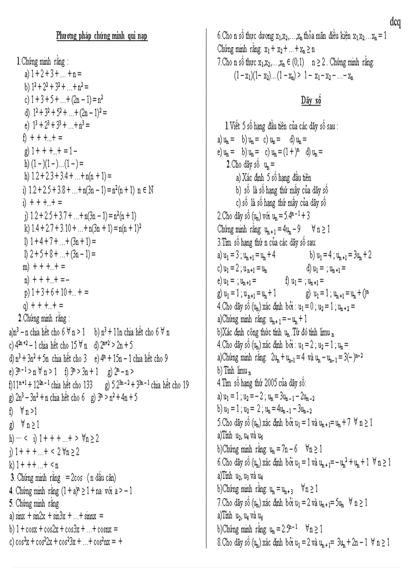 image for page Bài tập dãy số toán lớp 7