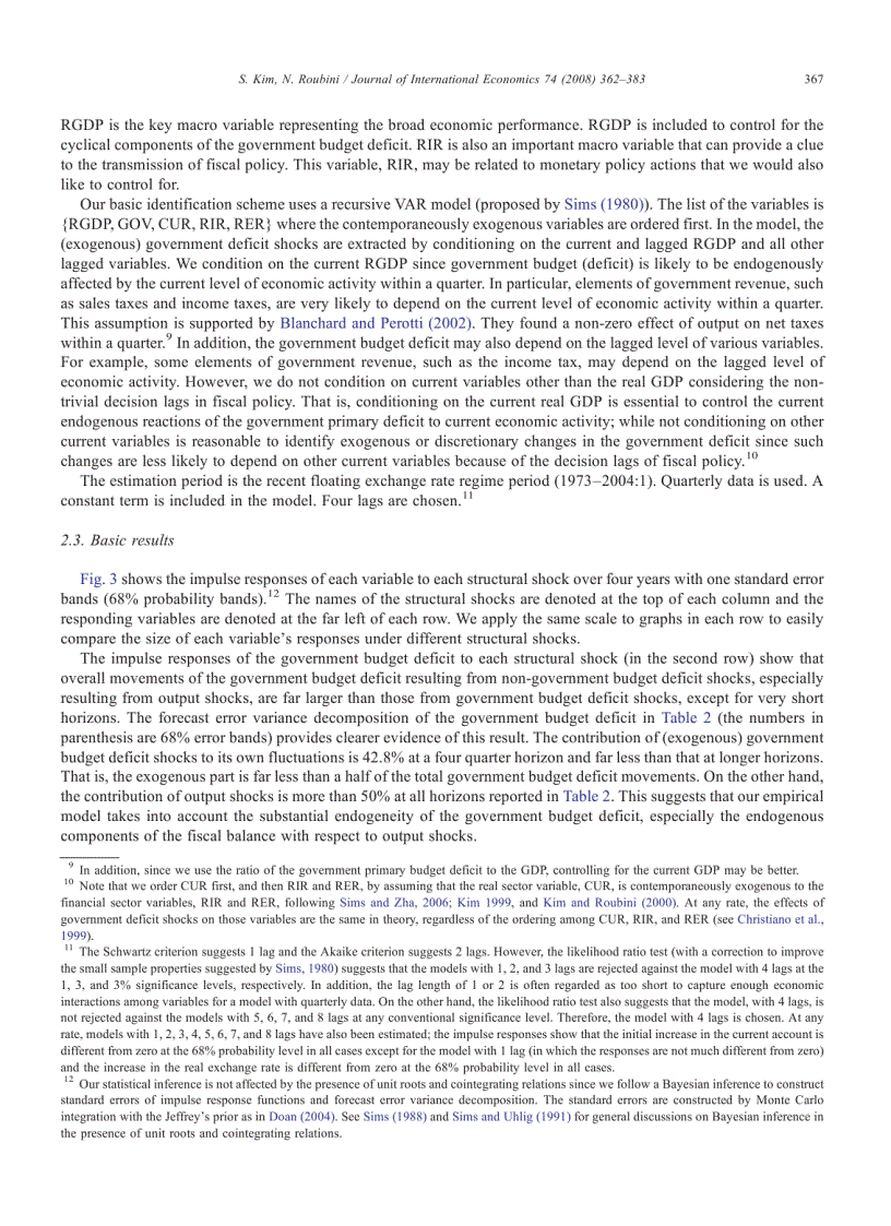 image for page Twin deficit or twin divergence Fiscal policy current account and real exchange rate in the U S