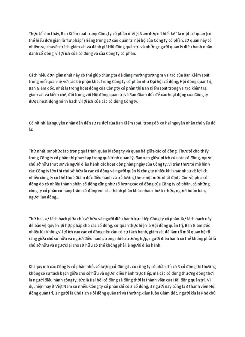 image for page Nhược điểm của công ty cổ phần hiện nay và phương án giải quyết 1