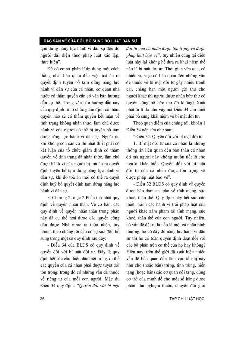 image for page Các quy định về cá nhân trong bộ luật dân sự