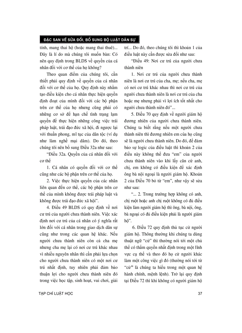 image for page Các quy định về cá nhân trong bộ luật dân sự