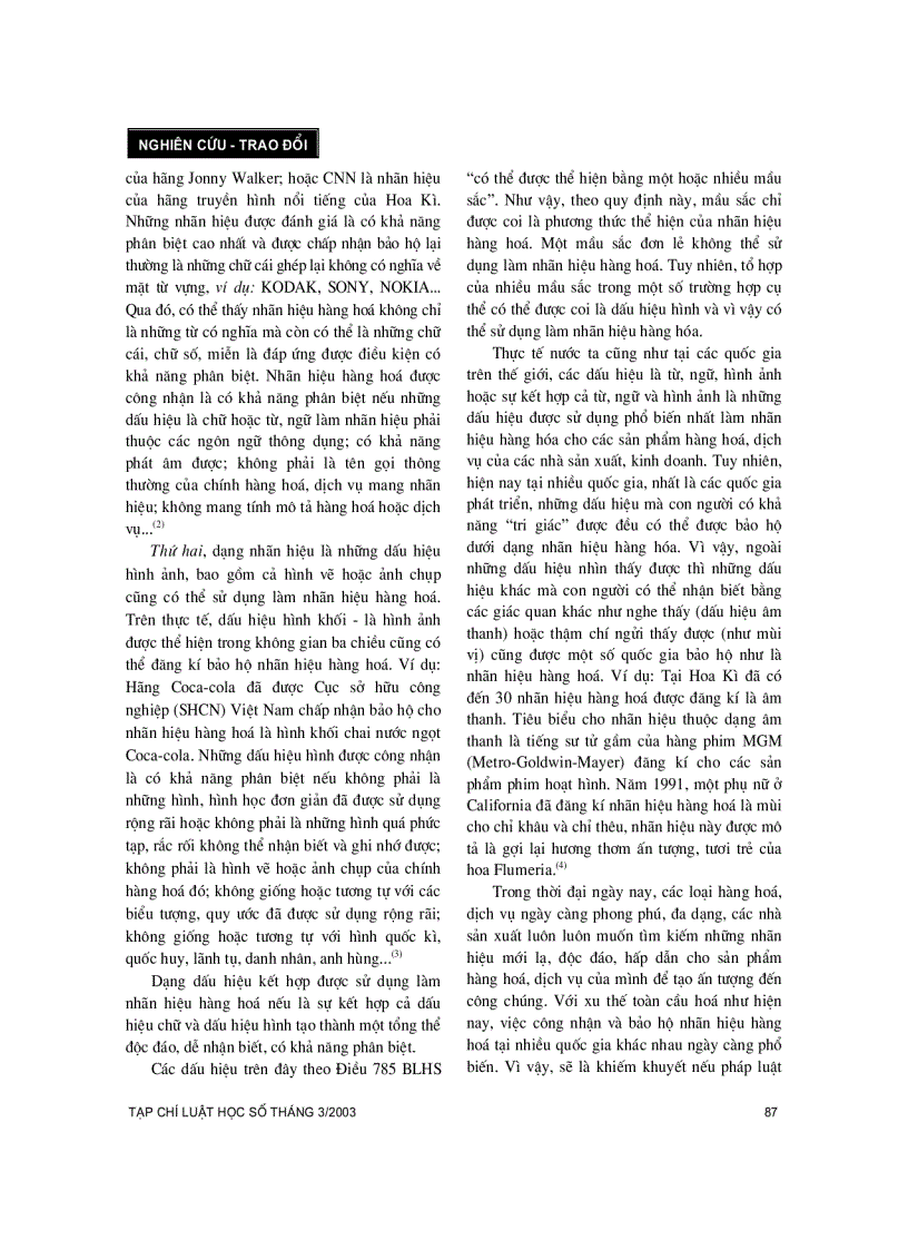 image for page Khái niệm nhãn hiệu hàng hóa trong bộ luật dân sự