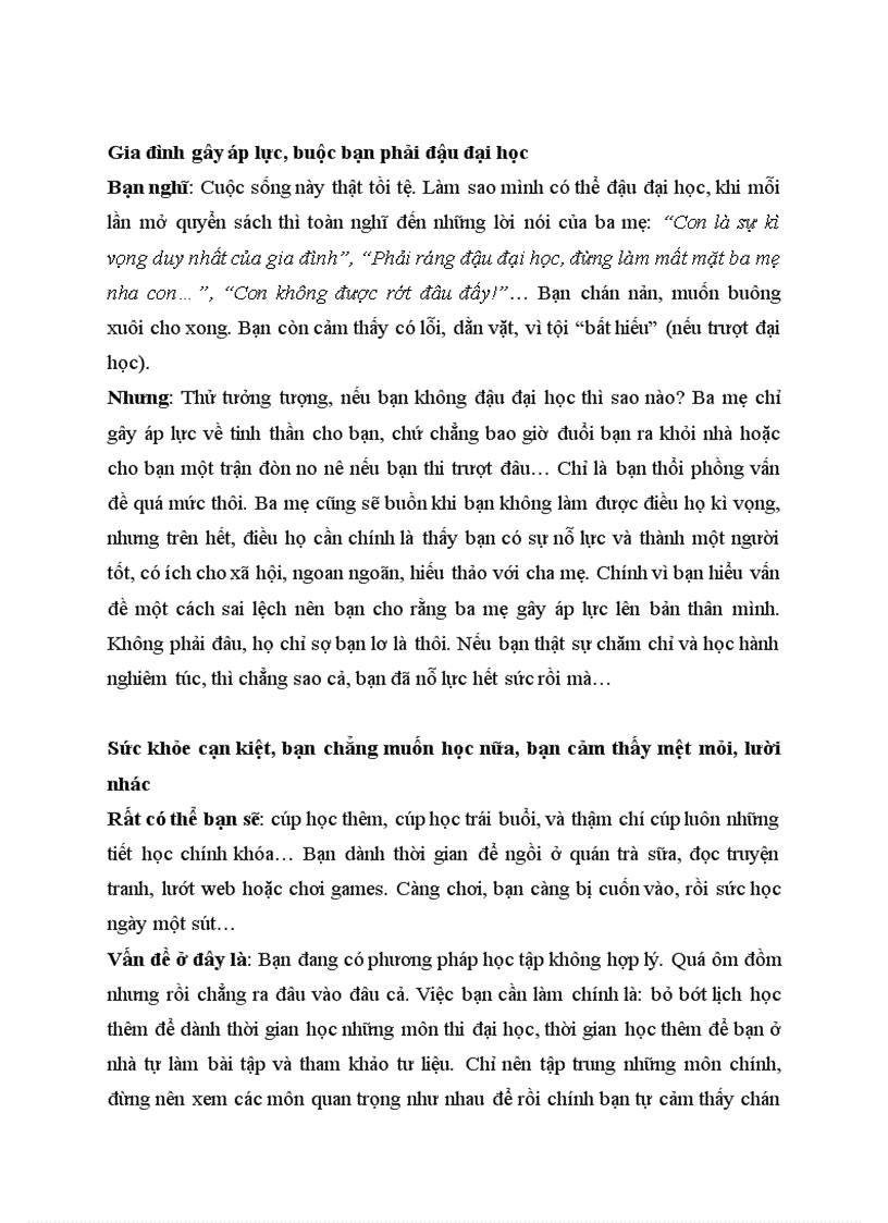 image for page Biến áp lực thành động lực trong thi cử