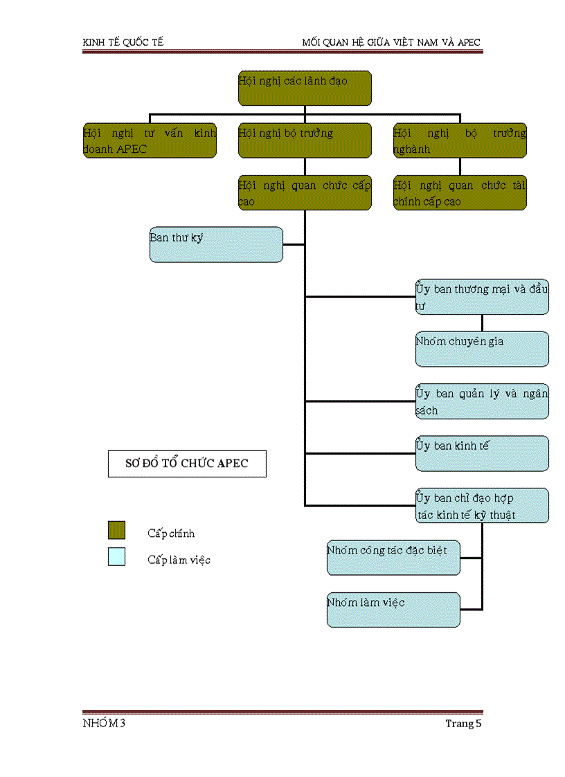 image for page Kinh tế quốc tê Mối quan hệ của Việt Nam với APEC