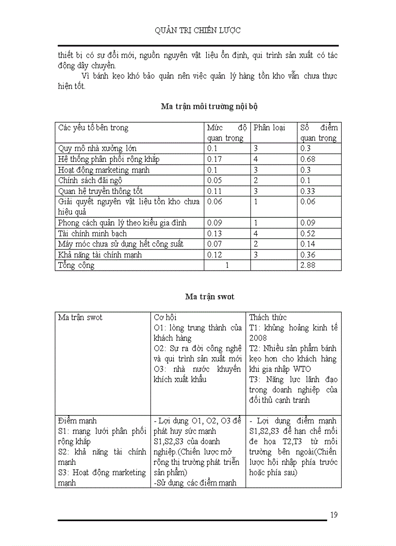 image for page Quản trị chiến lược Phân tích môi trường kinh doanh của công ty Kinh Đô
