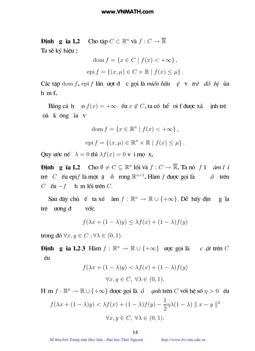 image for page Luận Văn Thạc sĩ Toán Phép chiếu vuông góc và ứng dụng