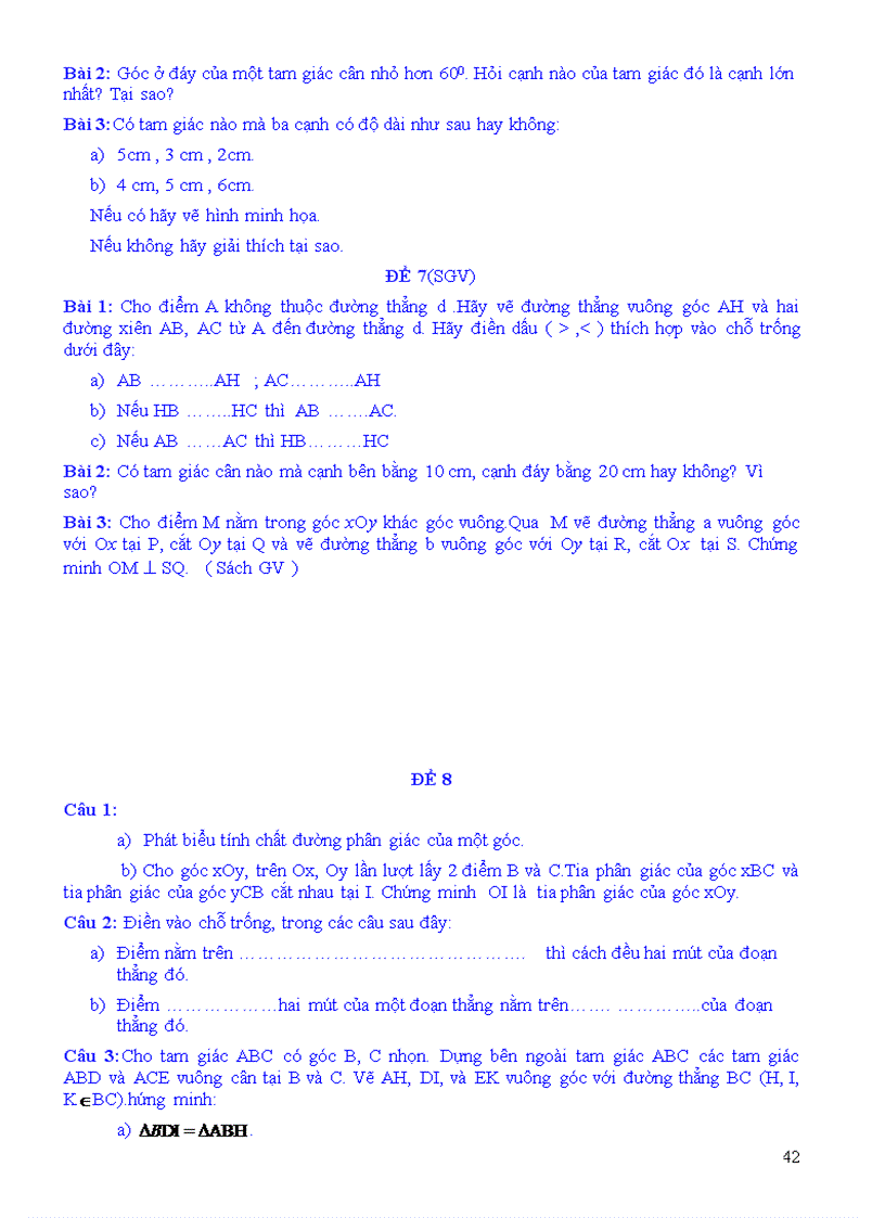 image for page Đề cương ôn tập học kỳ ii môn toán lớp 7