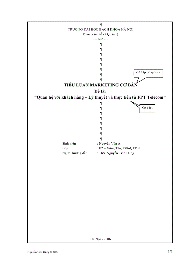 image for page Hướng dẫn viết tiểu luận marketing