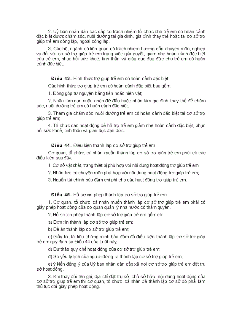 image for page Luật bảo vệ chăm sóc và giáo dục trẻ em 2004