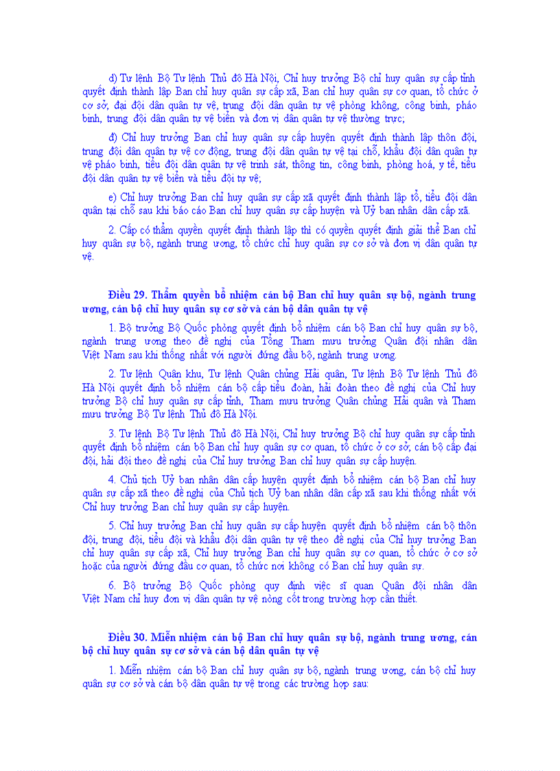 image for page Luật dân quân quân tự vệ năm 2009