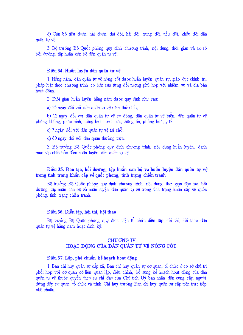 image for page Luật dân quân quân tự vệ năm 2009