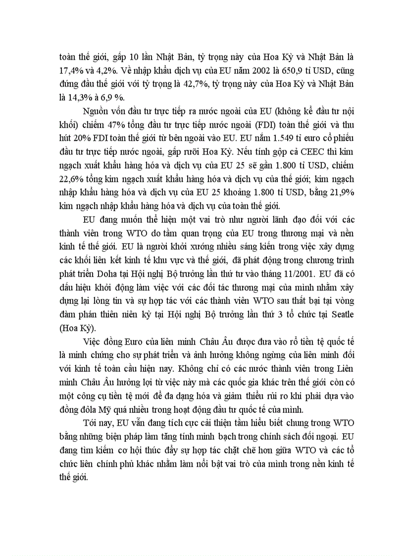 image for page Bình luận vai trò của Liên minh Châu Âu đối với thế giới và khu vực trong lĩnh vực kinh tế