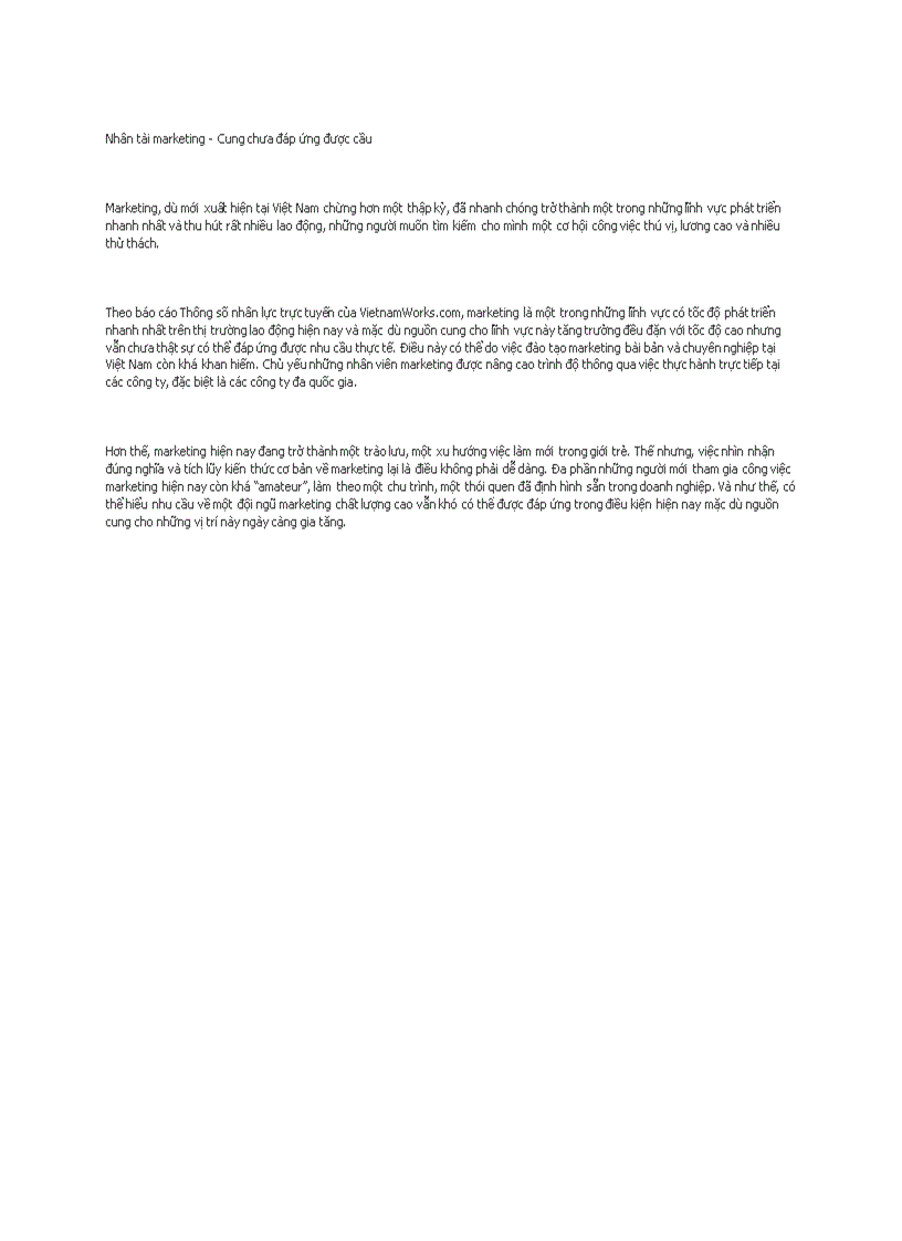 image for page Tố chất của dân marketing là gì