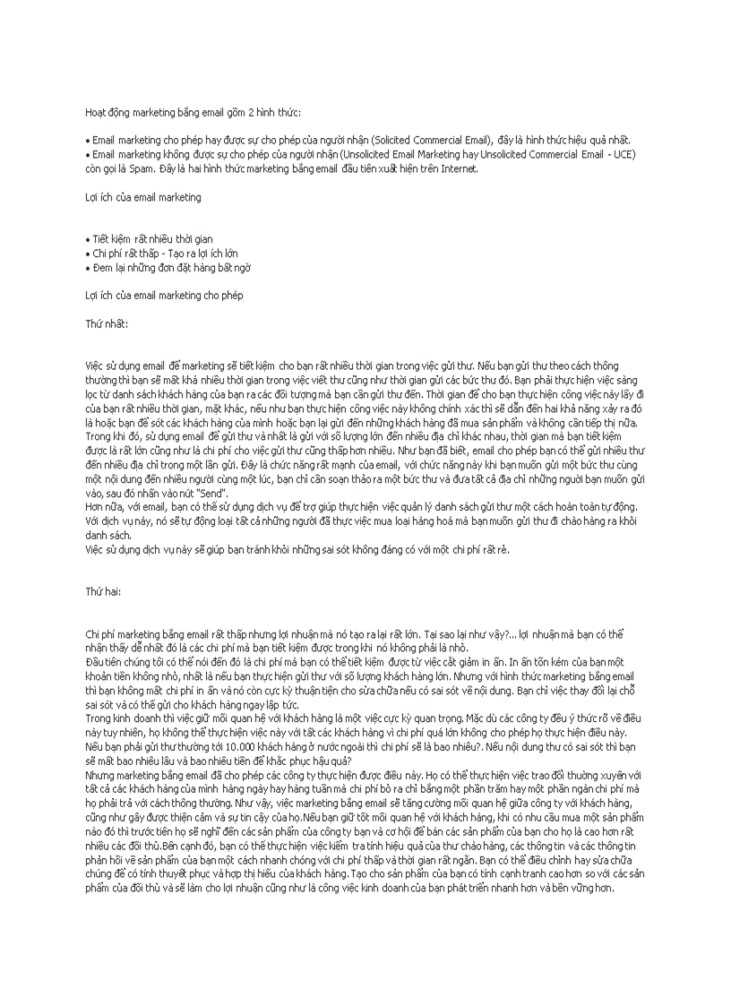 image for page Email marketing là gì