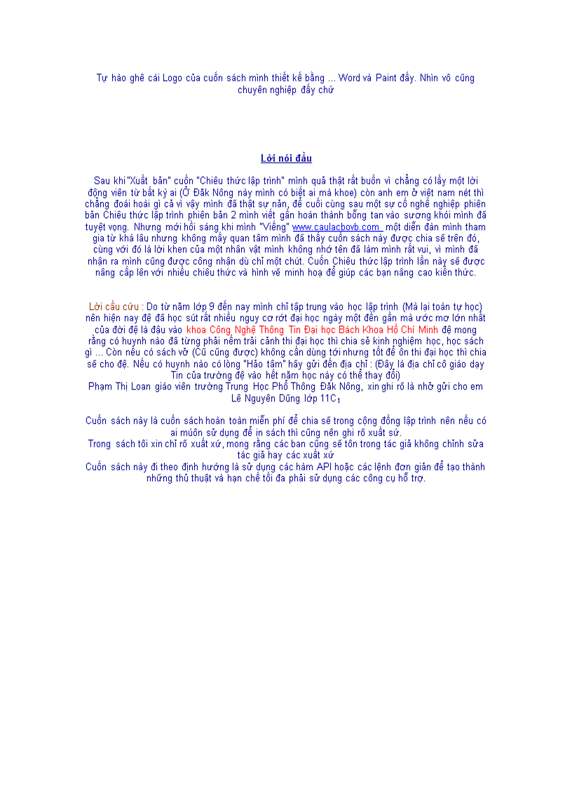 image for page Chiêu thức lập trình VB