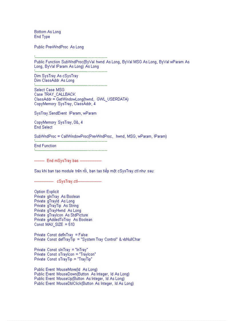 image for page Chiêu thức lập trình VB