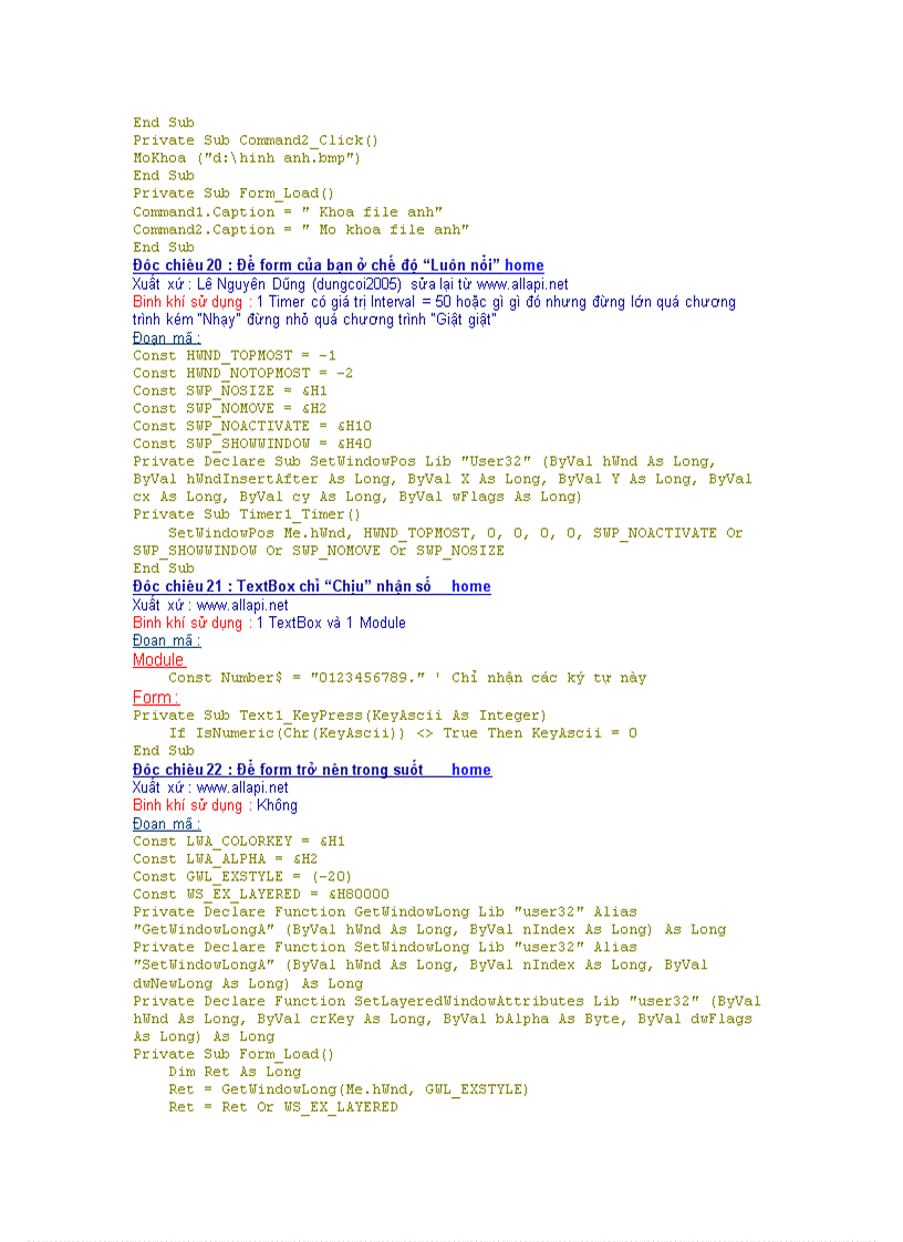 image for page Chiêu thức lập trình VB