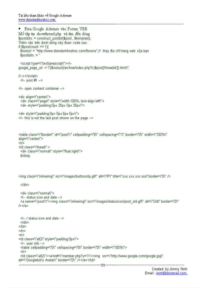 image for page Google adsense