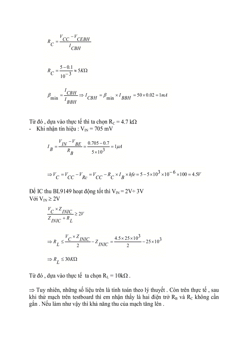 image for page Chuyên đề Mạch thu phát hồng ngoại