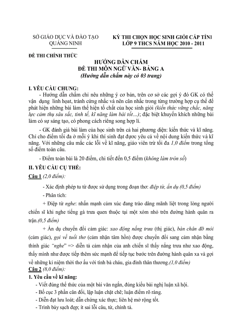 image for page Kỳ thi chọn học sinh giỏi cấp tỉnh lớp 9 thcs năm học 2010 2011 quảng ninh