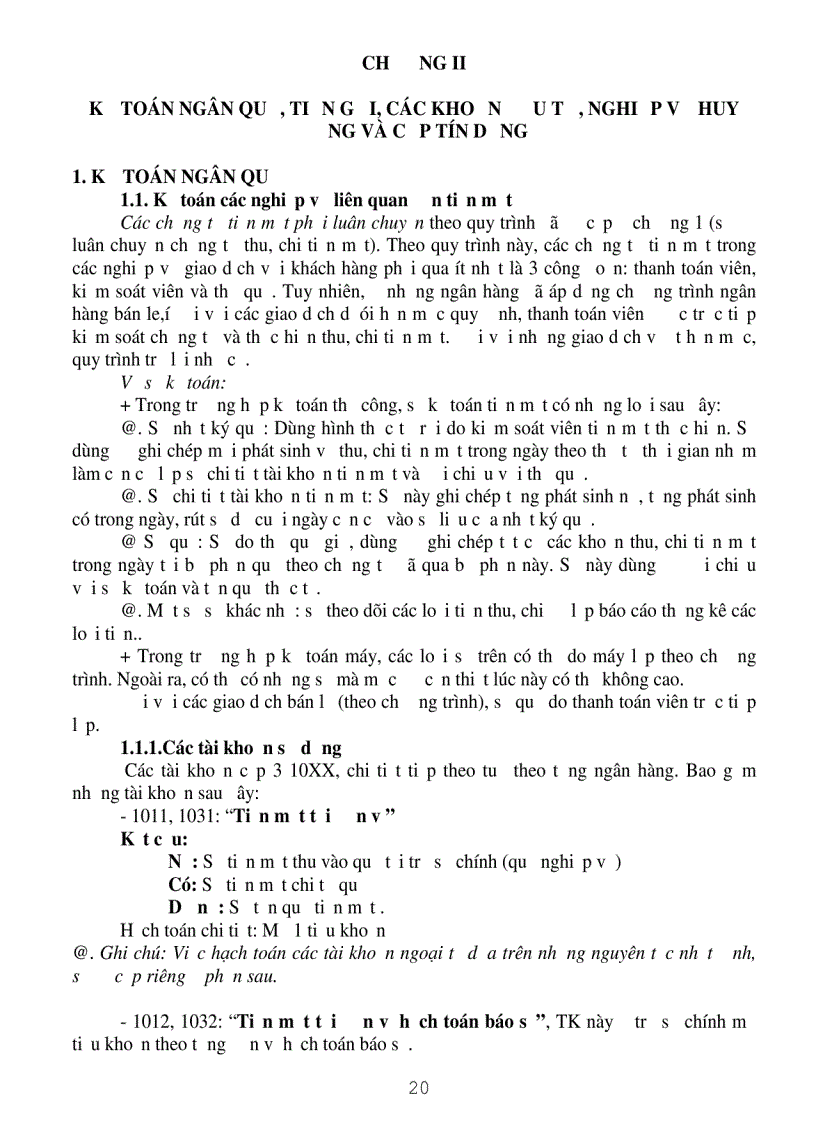 image for page Giáo trình Kế toán Ngân hàng 1