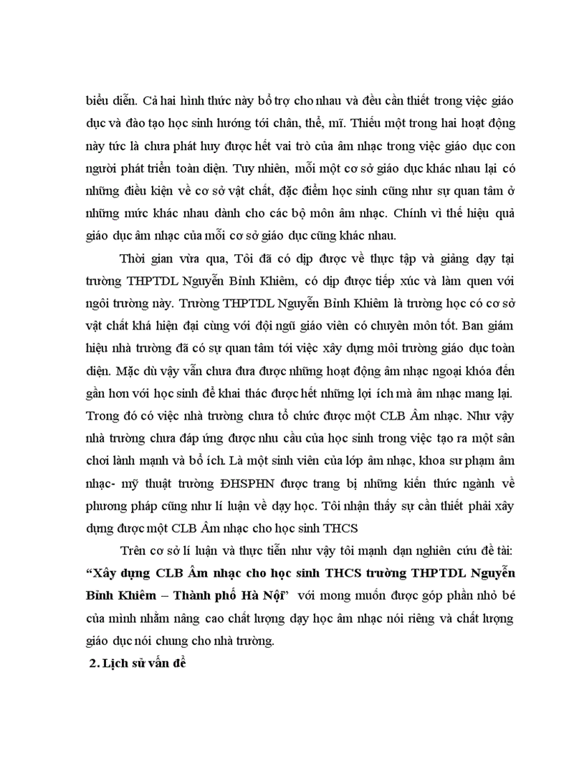 image for page Xây dựng câu lạc bộ âm nhạc cho học sinh trường THCS Nguyễn Bỉnh Khiêm