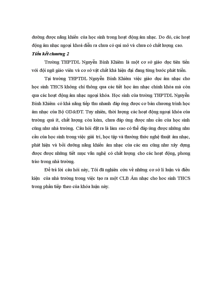 image for page Xây dựng câu lạc bộ âm nhạc cho học sinh trường THCS Nguyễn Bỉnh Khiêm