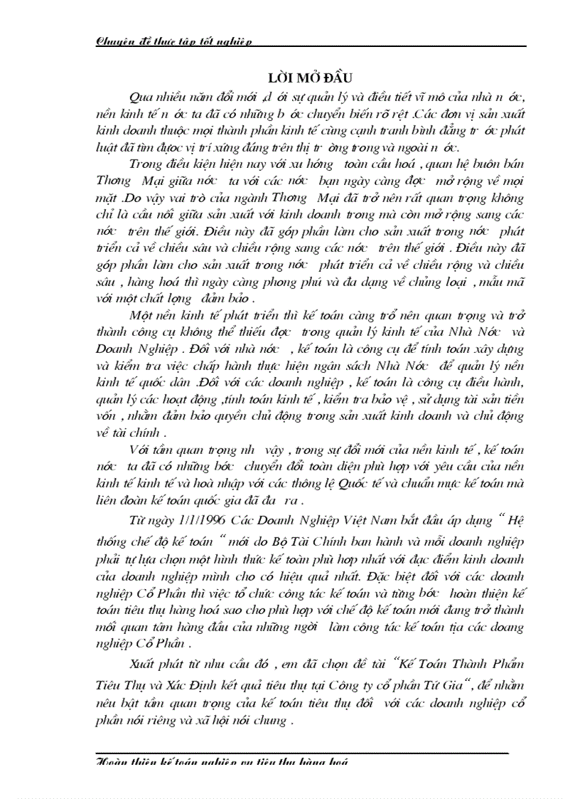 image for page Luận văn Kế toán nghiệp vụ tiêu thụ hàng hóa