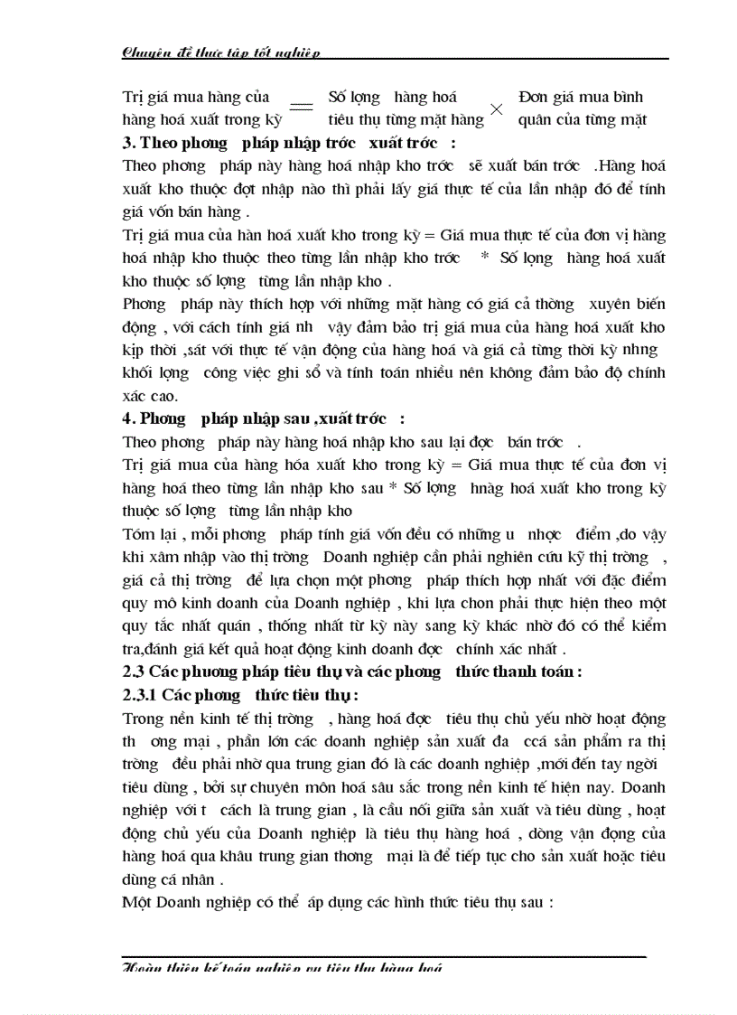 image for page Luận văn Kế toán nghiệp vụ tiêu thụ hàng hóa