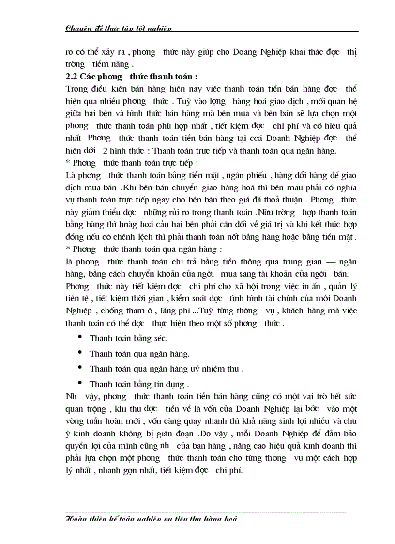 image for page Luận văn Kế toán nghiệp vụ tiêu thụ hàng hóa