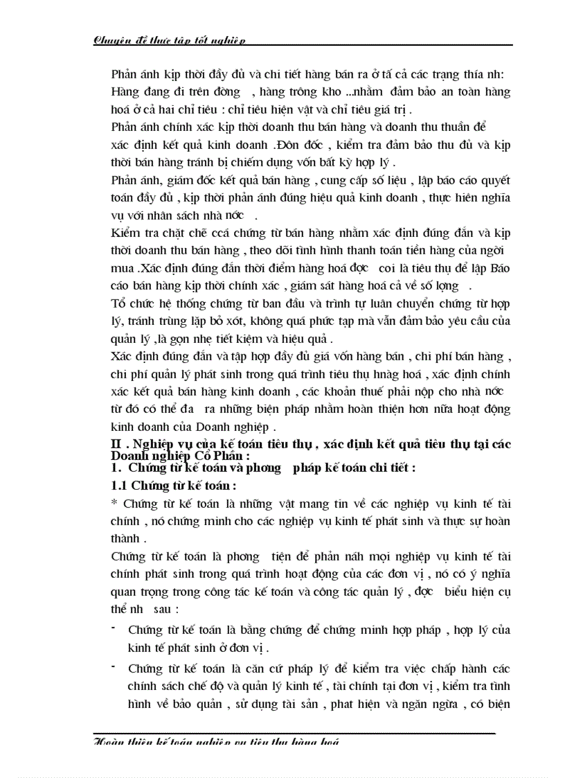 image for page Luận văn Kế toán nghiệp vụ tiêu thụ hàng hóa