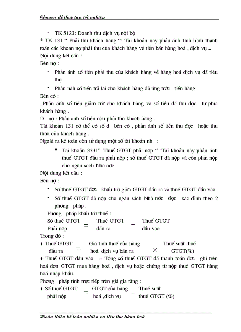image for page Luận văn Kế toán nghiệp vụ tiêu thụ hàng hóa
