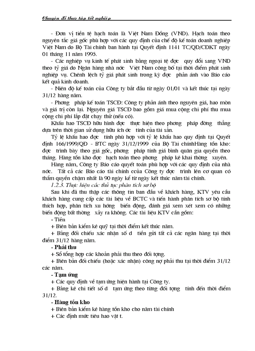 image for page Luận văn Kiểm toán khoản mục Tài sản cố định trong Kiểm toán BCTC