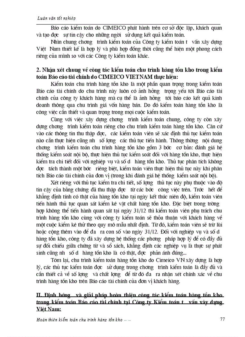 image for page Kiểm toán chu kỳ Hàng tồn kho trong Kiểm toán BCTC