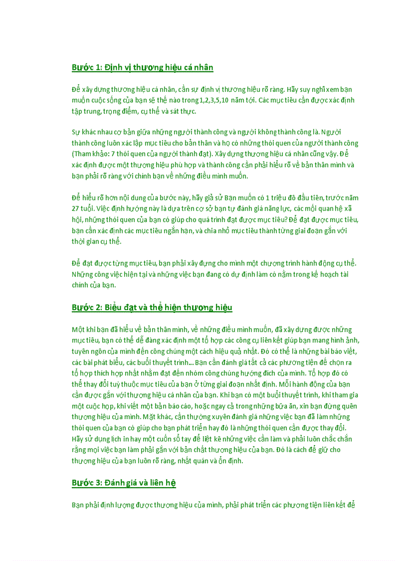 image for page Xây dựng thuơng hiệu cá nhân trên Internet