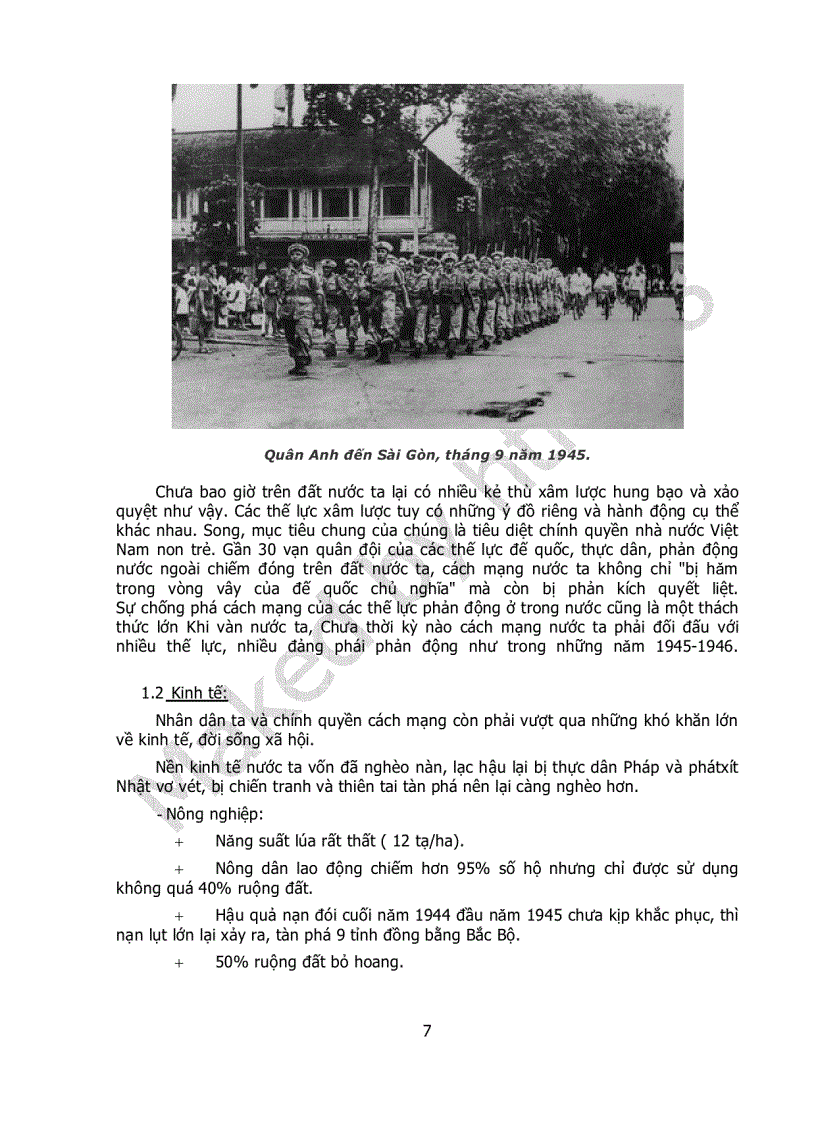 image for page Hoàn cảnh lịch sử chủ trương biện pháp để bảo vệ chính quyền cách mạng 1945 1946
