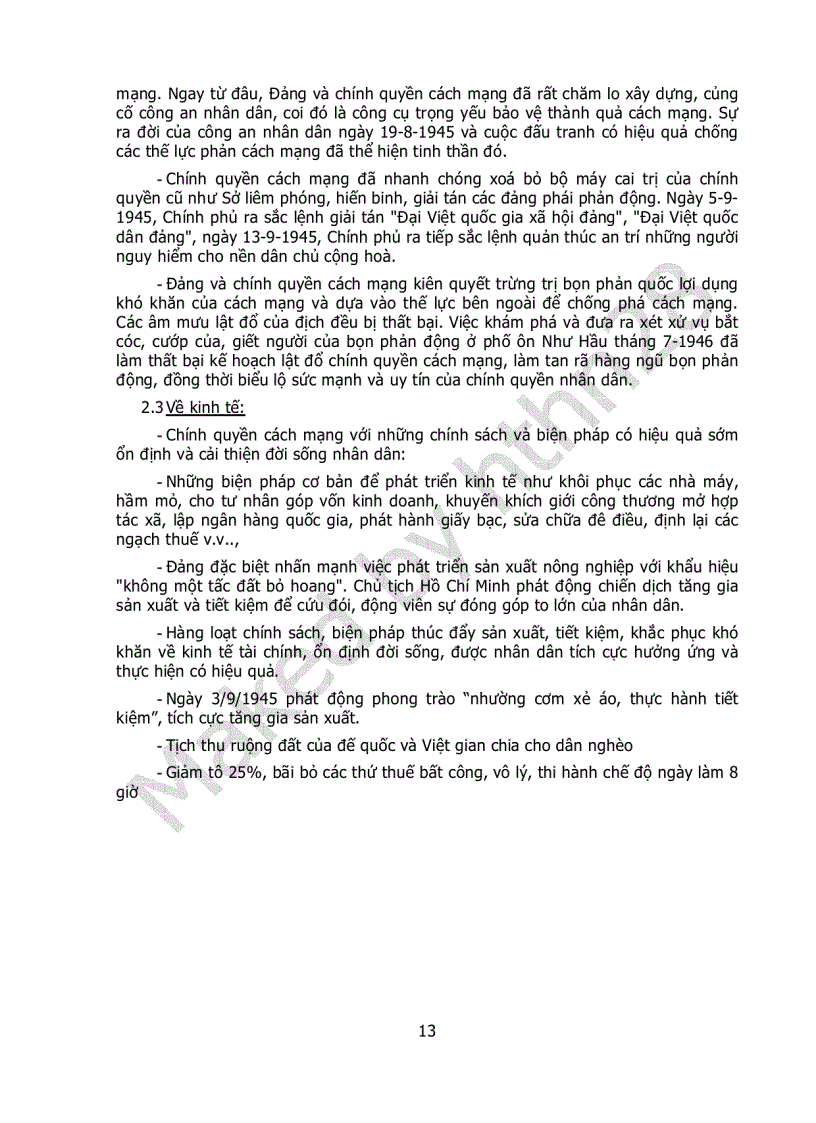 image for page Hoàn cảnh lịch sử chủ trương biện pháp để bảo vệ chính quyền cách mạng 1945 1946
