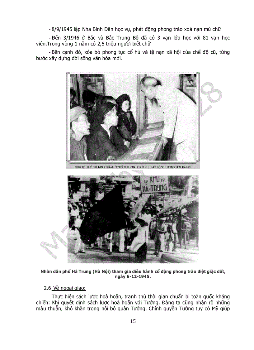 image for page Hoàn cảnh lịch sử chủ trương biện pháp để bảo vệ chính quyền cách mạng 1945 1946