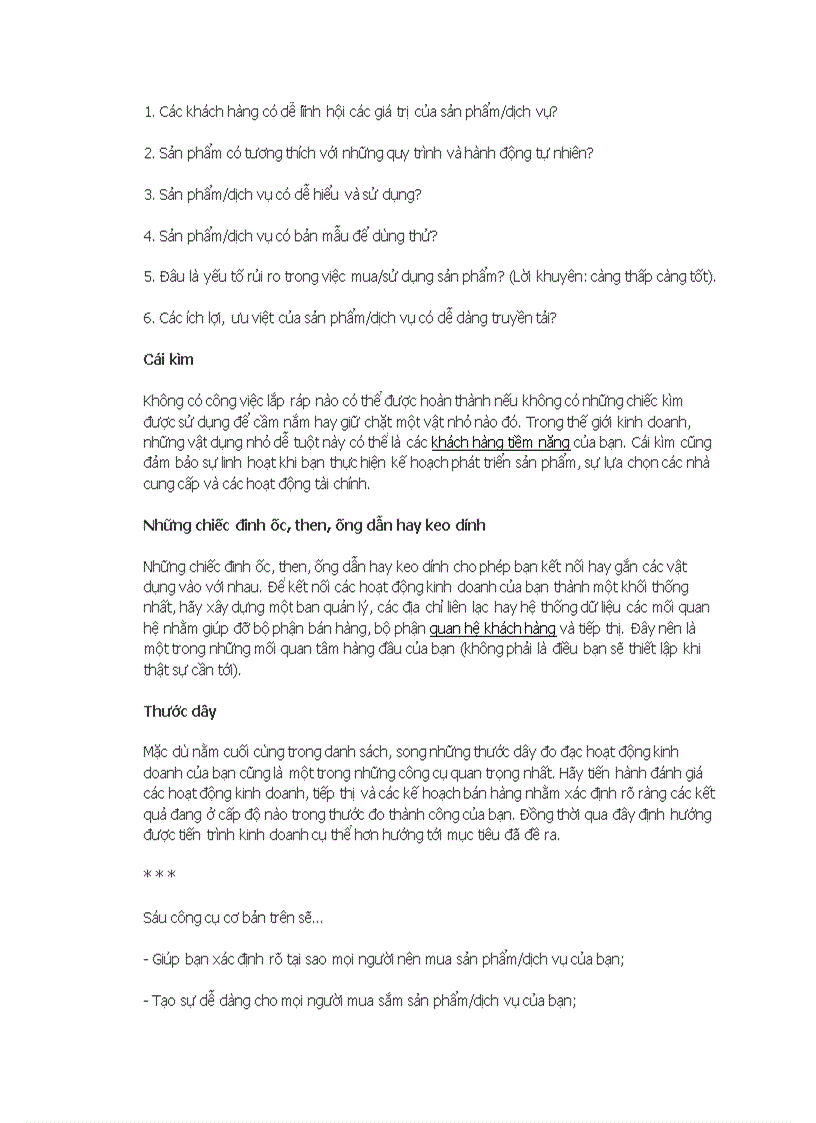 image for page Bộ đồ nghề tiếp thị trang bị cho CEO