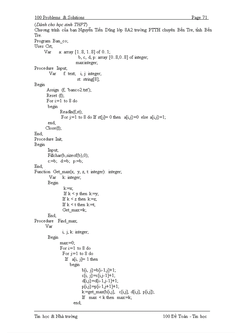 image for page 100 đề Toán Tin Tin học Nhà trường
