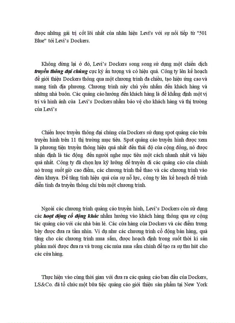 image for page Chiến lược truyền thông của thương hiệu levi s