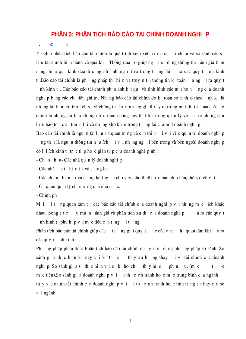 image for page Tài liệu Phân tích báo cáo tài chính doanh nghiệp