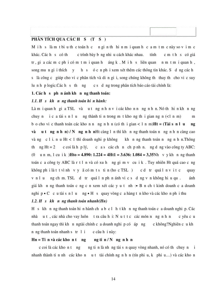 image for page Tài liệu Phân tích báo cáo tài chính doanh nghiệp