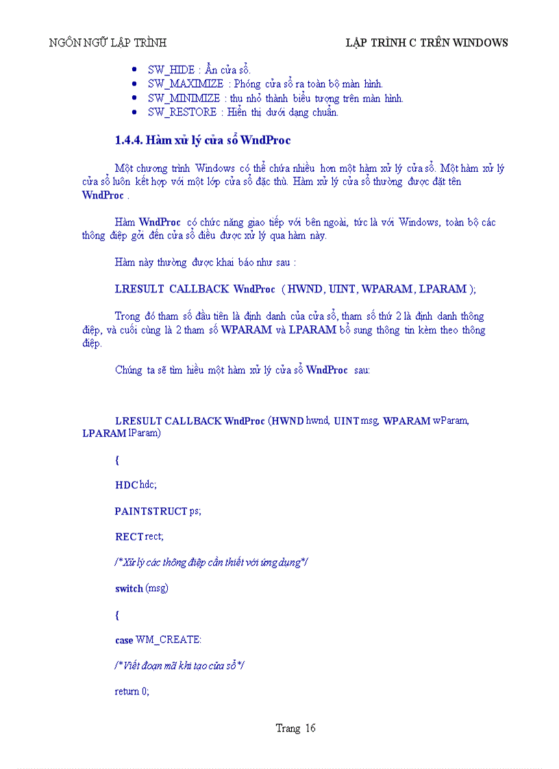 image for page Lập trình c trên windows