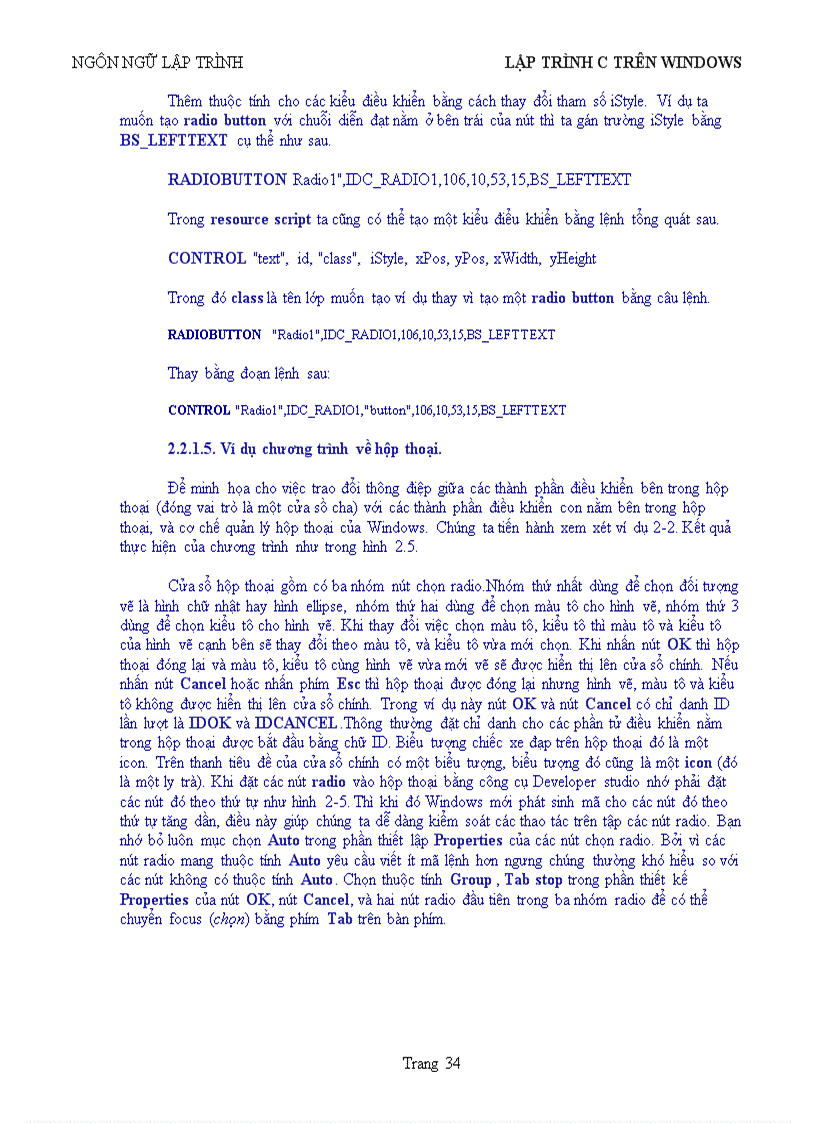 image for page Lập trình c trên windows