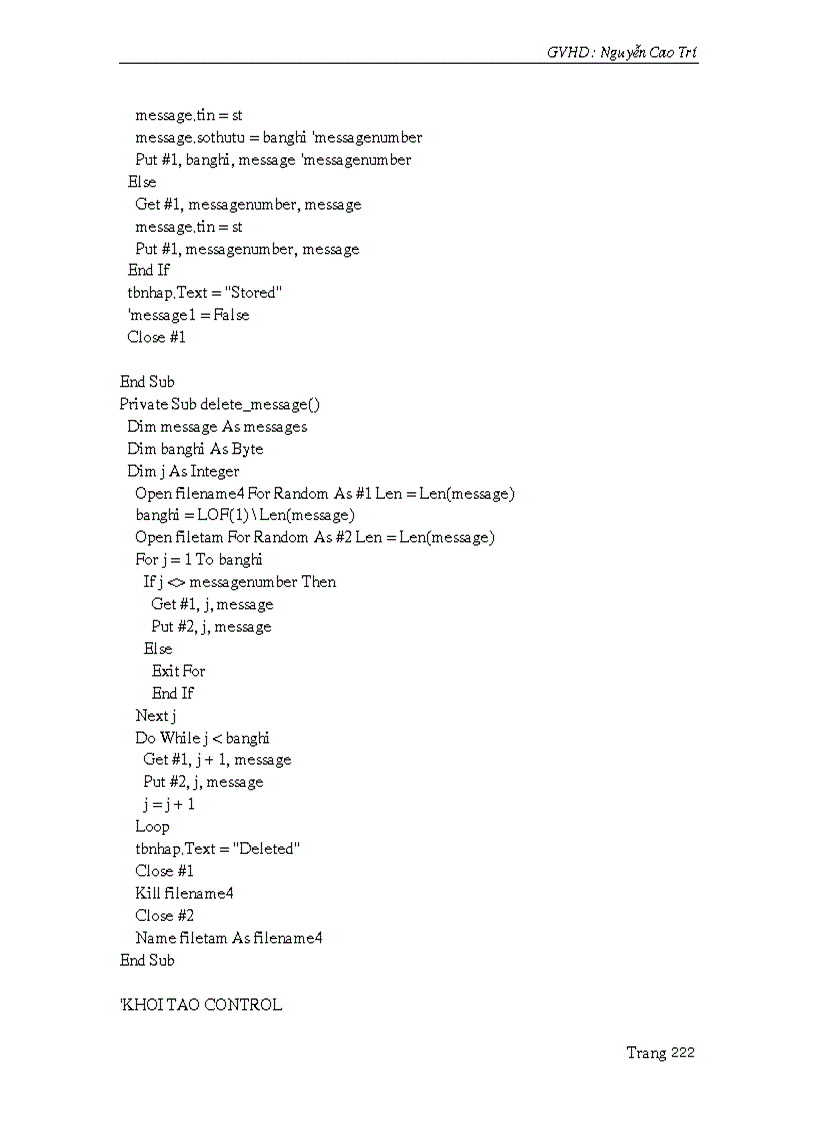 image for page Lập Trình Web Với Visual Basic
