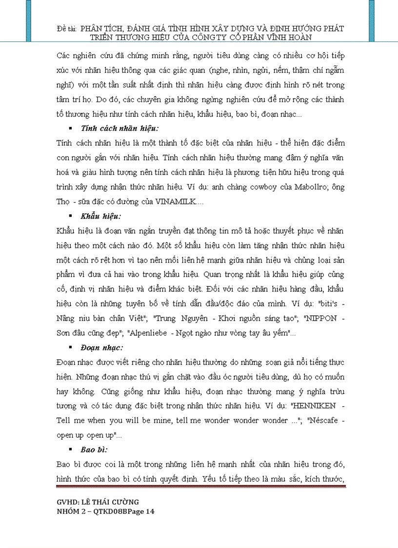 image for page Phân tích đánh giá tình hình xây dựng và định hướng phát triển thương hiệu của công ty cổ phần Vĩnh Hoàn